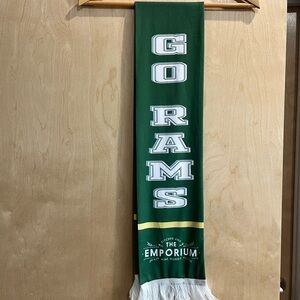 Green and White CSU Rams Scarf